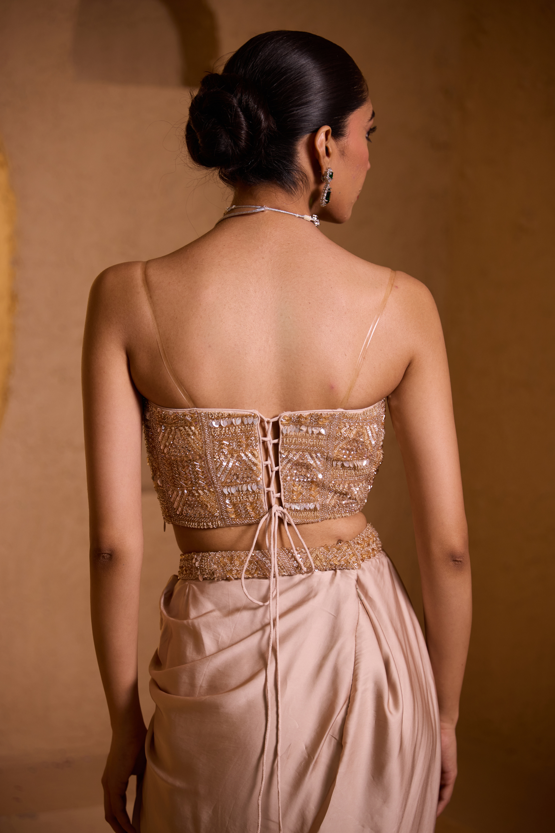 MIRAGE – Almond Gold Corset Wrap Set MIRAGE – Almond Gold Corset Wrap Set