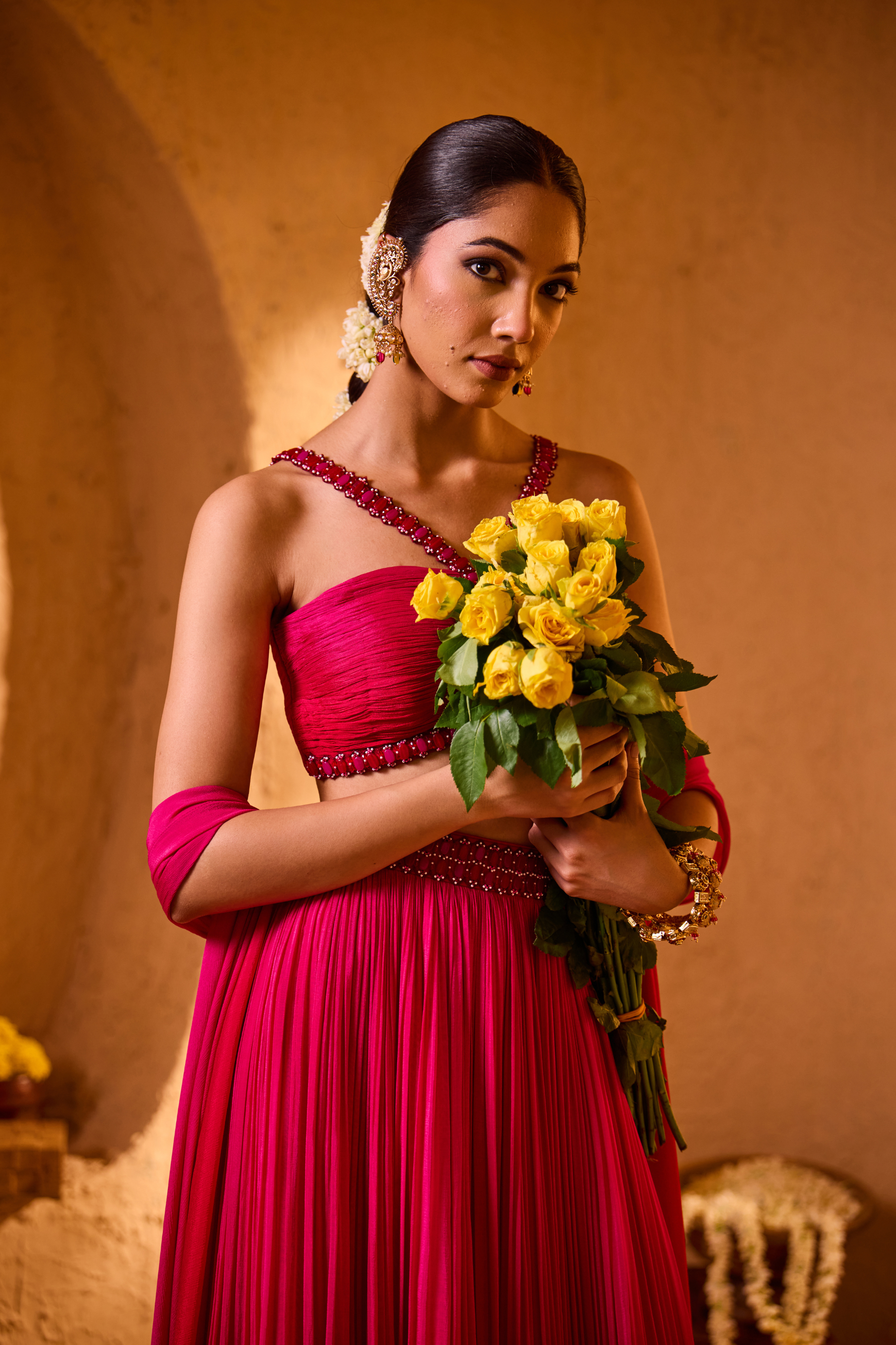 GULAAB – Red Pink Ombre Tube Set GULAAB – Red Pink Ombre Tube Set