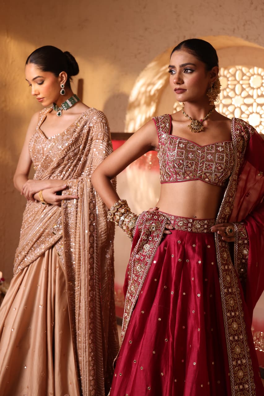IVA Lehenga – Beige Brown IVA Lehenga – Beige Brown