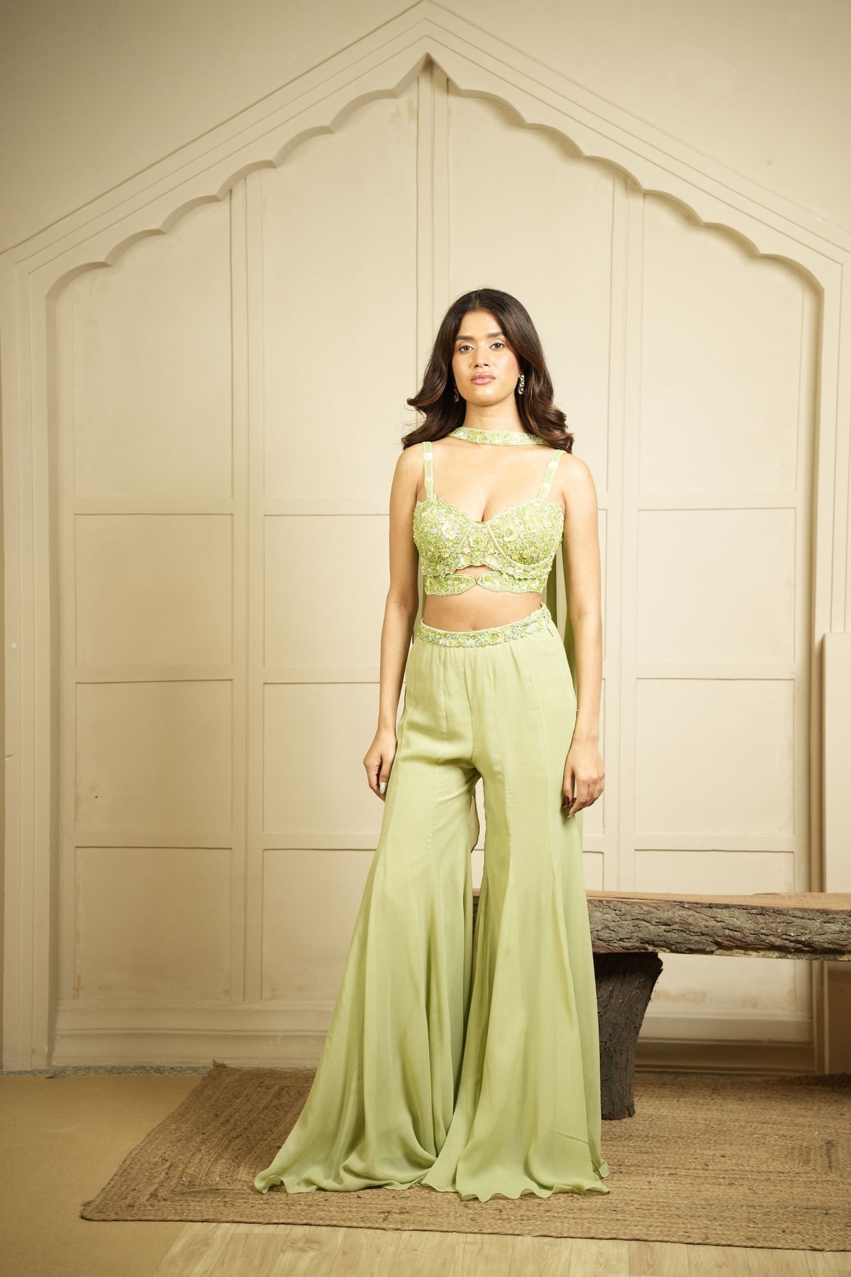 MINT MEADOW CORSET PANT SET