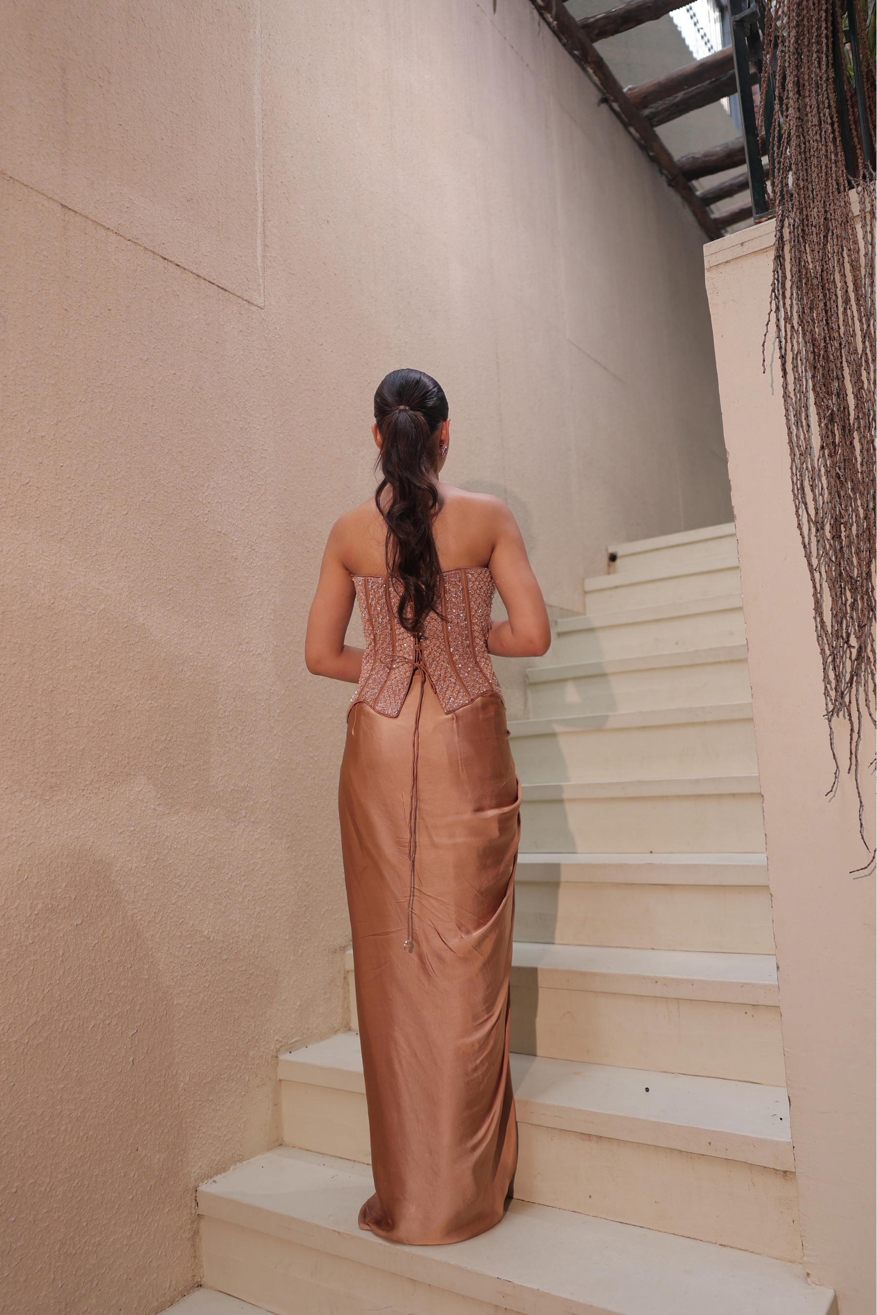 INFINITY WAVE CORSET – Champagne Gold Set